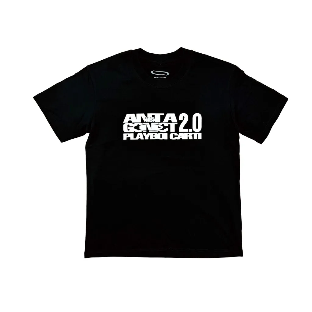 

New Men Antagonist 2.0 Tour merch Playboi Carti T Shirts T-Shirt Hip Hop Skateboard Street Cotton T-Shirts Tee Top Opium E146