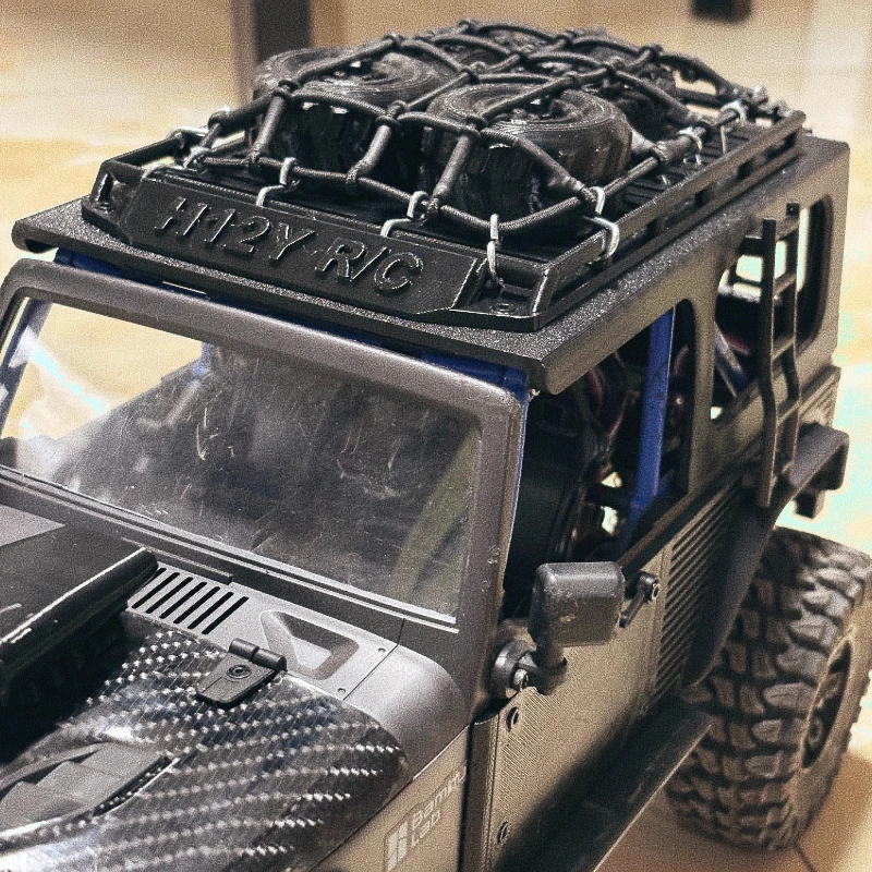 Portaequipajes para techo de coche teledirigido, accesorios de modificación Exterior para coches teledirigidos MJX H12Y 1/12, piezas de modificación de actualización Exterior