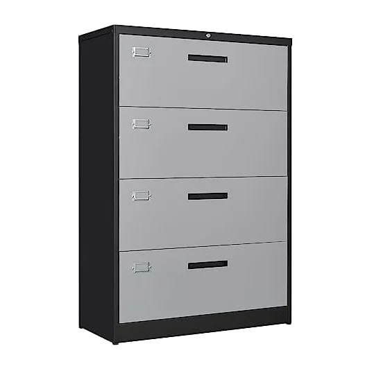 

Customized 4-Drawer File Cabinet High Quality Large Capacity Metal Storage For Office Use Modern Multi-Color Steel High Capacity