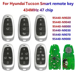 Mando a distancia inteligente para Hyundai Tucson, 2021-2022, PN 95440-N9020, 95440-N9030, 95440-N9040, 95440-N9070, N8000, N9000, 433MHz, Chip 47