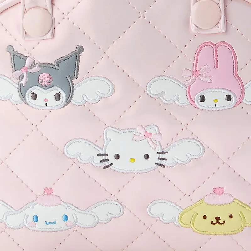 Dream Angel Series Sanrio Kuromi Cinnamoroll Cartoon Rhombus Embroidery Pink Small Fresh Portable Shoulder Messenger Bag Gift