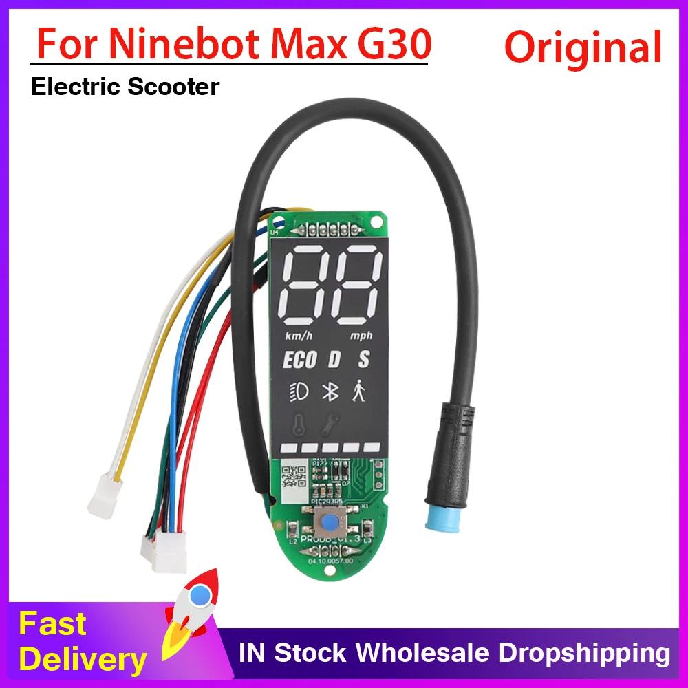 

Original Dashboard assembly kit for Segway Ninebot MAX G30 KickScooter Smart Electric Scooter Dashboard switch Display Parts