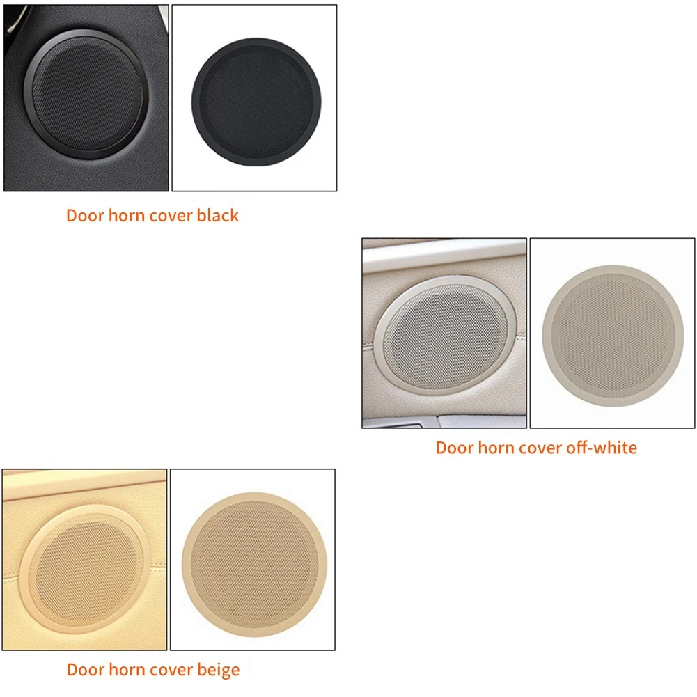 

Classy-For BMW F30 F31 F34 3 Series F20 F21 F22 F23 Car Front Rear Door Audio Horns Case Trim Black