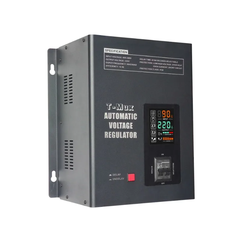 

Servo Type Voltage Stabilizer 15KVA Wall Mounted Home Use Single Phase Automatic AC220V Power Voltage Regulator