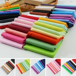 8PCS DIY Rainbow Cotton Fabric Solid Color Clothing  Needlework Quilt Sewing Cloth Patchwork Accessories 20x25cm