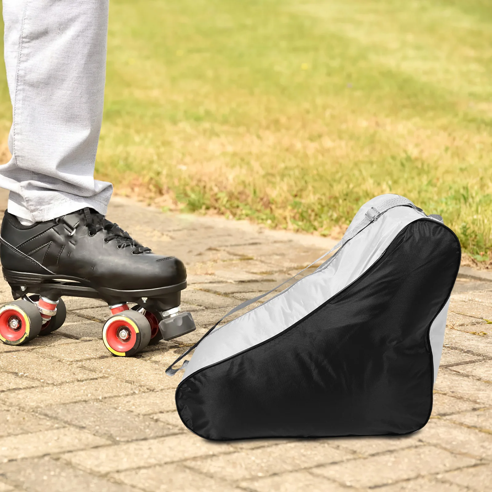 1 PC Roller Skate กระเป๋าตาข่าย ganizer เด็กรองเท้าเทนนิสผู้ชายผู้หญิงอินไลน์สเก็ตแบบพกพาอุปกรณ์เสริม