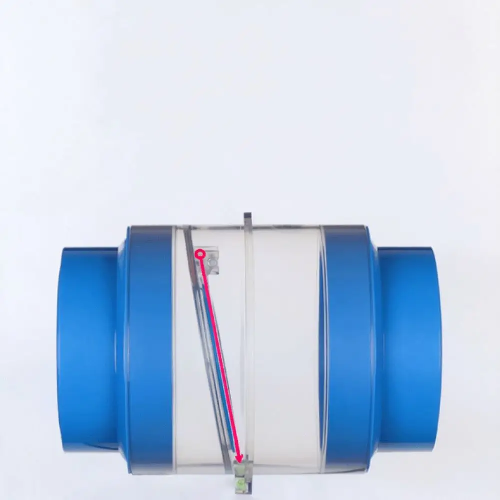For KAQALK PVC Pipe Air Damper Bathroom Ventilation Check Valve Exhaust Fan Anti Odor Backflow Prevention Sealing Unit