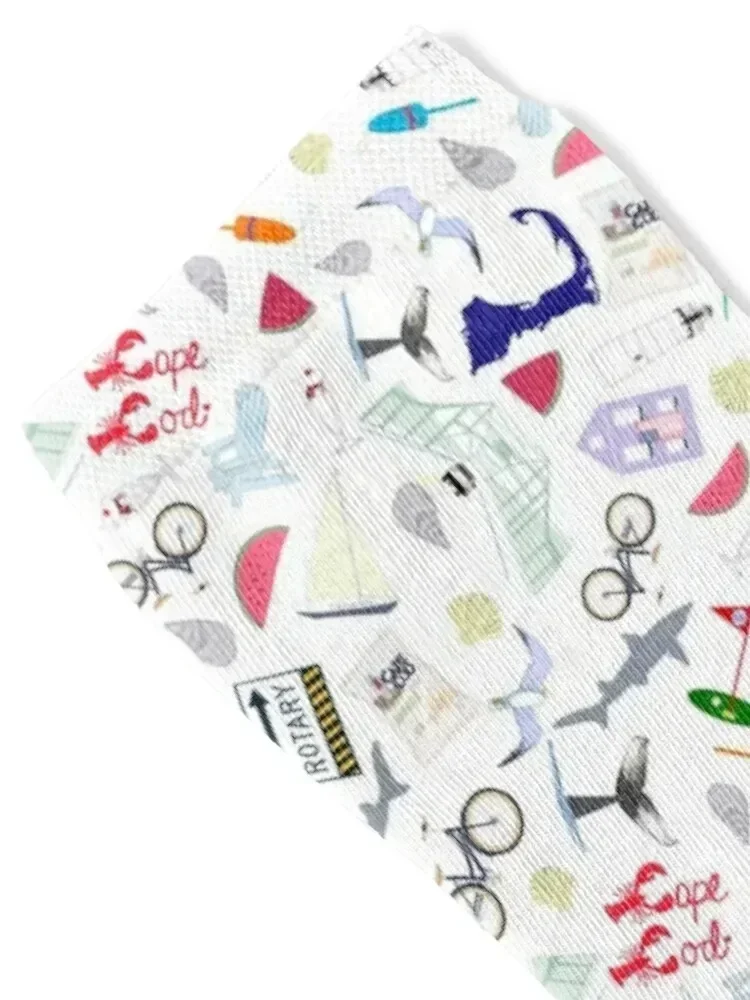Cape cod design Socks japanese fashion christmas gift new year loose Socks Girl Men's