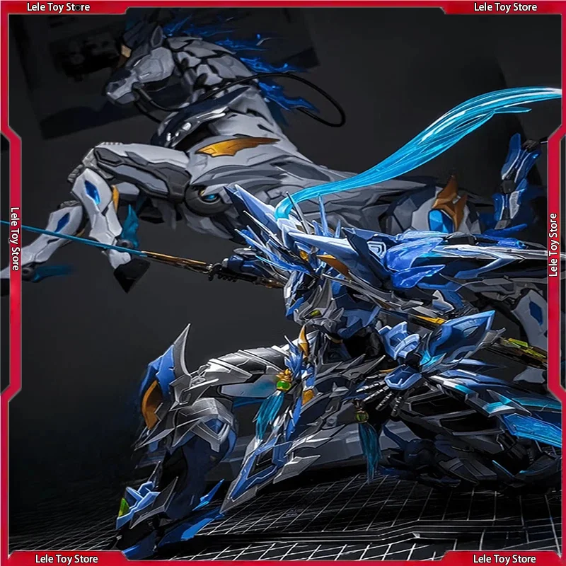 

Motor Nuclear Zhaoyun Model with Horse and Alloy Skeleton Buildable Mecha Robot Assembly Model Kit for Collectors toy gift