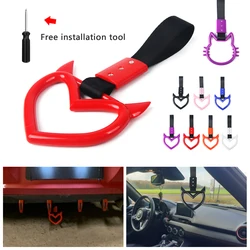 New Shape JDM Train Bus Handle Hand Strap Drift Charm Strap Drift Warning Ring for Car Rear Bumper Supplies