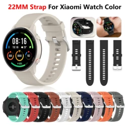 Correa de silicona para reloj inteligente Xiaomi Mi Watch, edición deportiva a Color, pulsera para reloj inteligente Xiaomi Watch Color 2 Mi Watch S1 S2