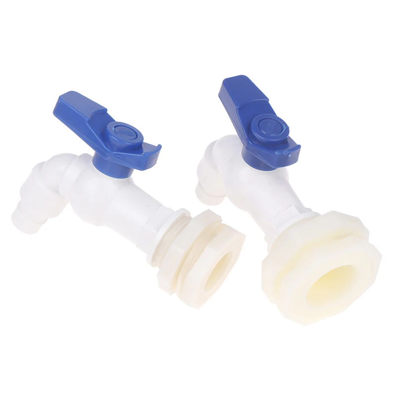.1/2Inch Replacement Barrel Water Butt Tap Rain Barrel Water Tank Plastic Faucet Garden Water Barrel Water Tank Spout Valve Blue