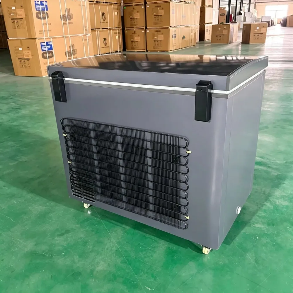 Low Price Commercial Deep Freezer Horizontal Deep Chest Fridge with Top Open Door Refrigeration Equipment