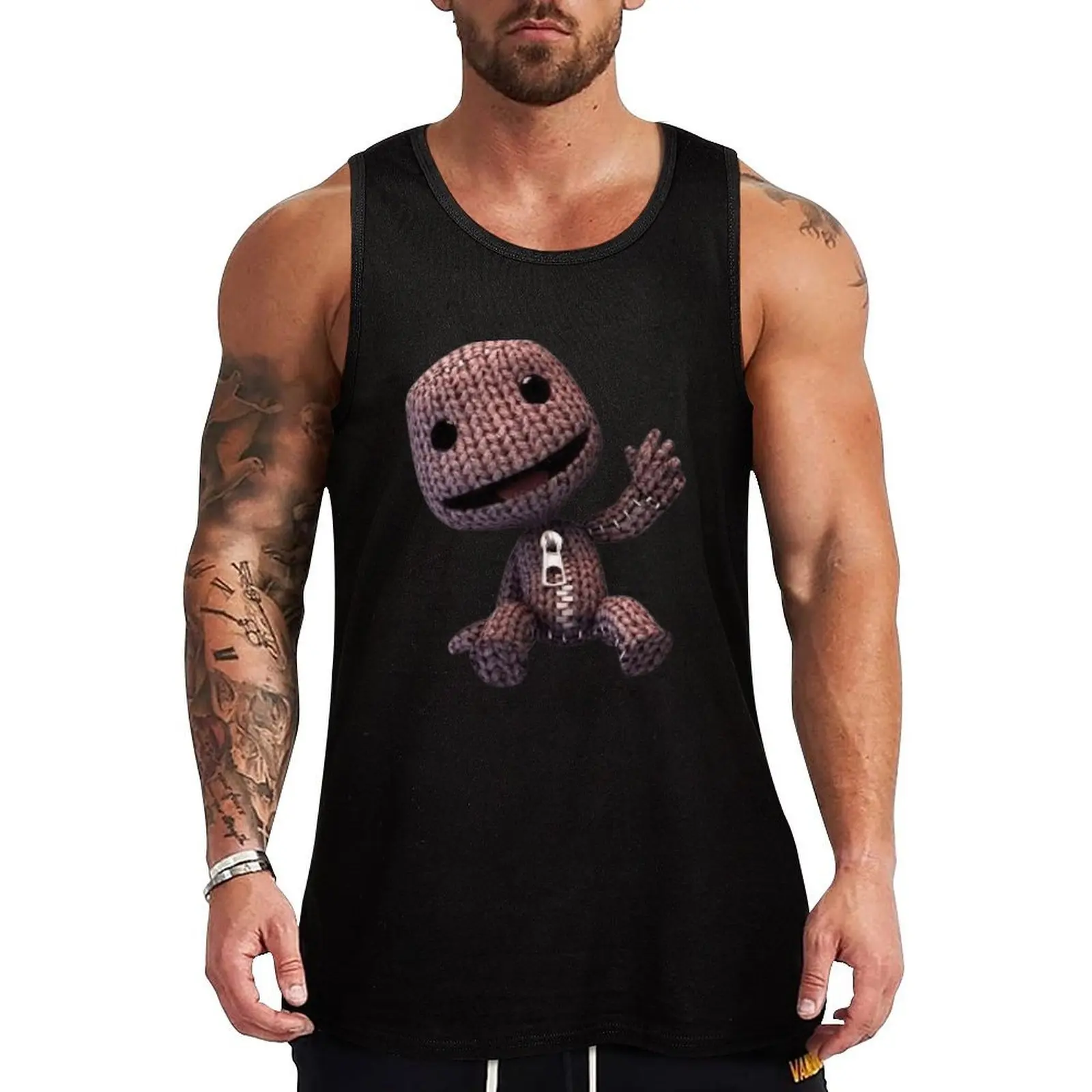 

LBP Sackboy Tank Top Men's gym t-shirt Men's singlets new in tops & t-shirt basketball clothing