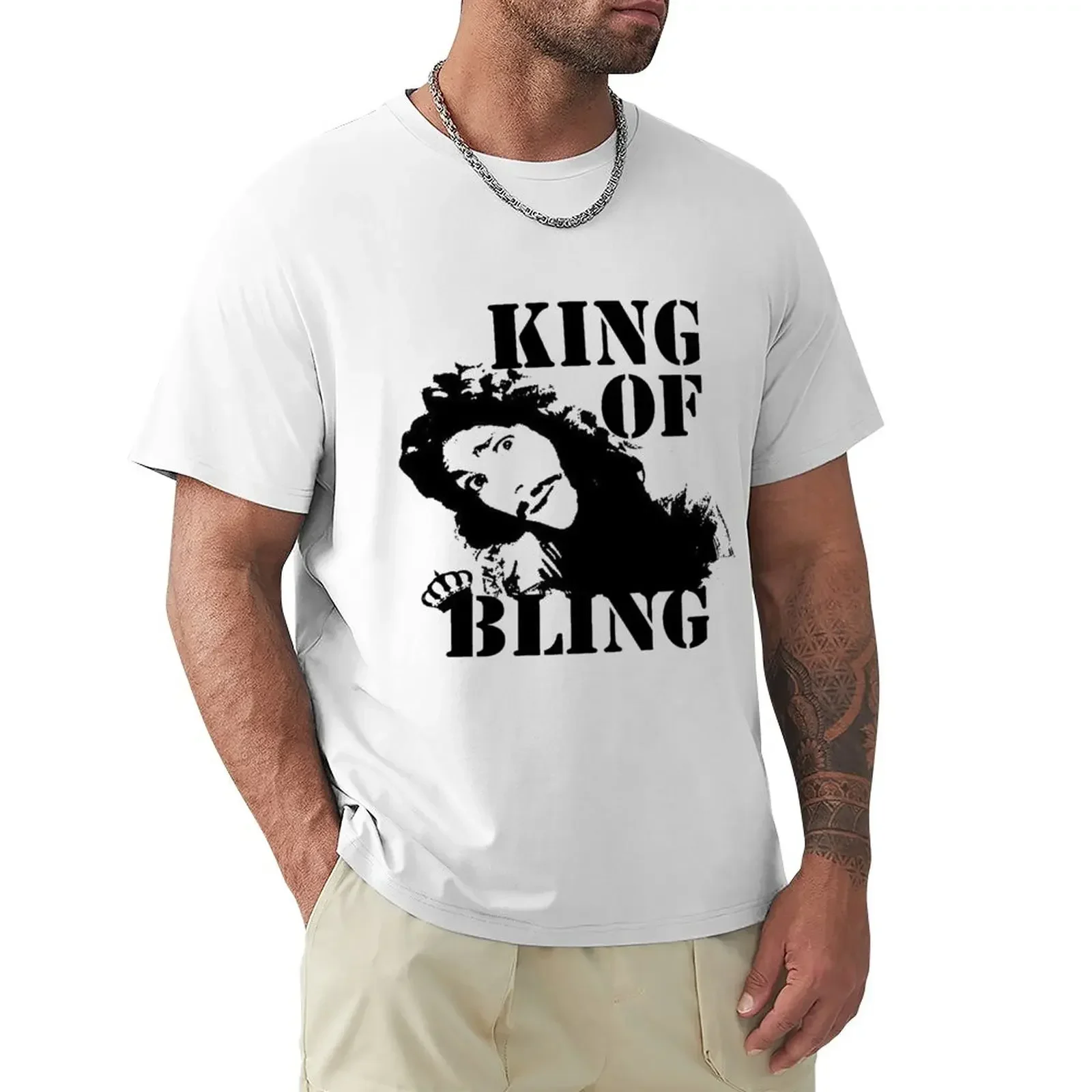 Charles II - King of Bling T-Shirt cute clothes boys whites blue archive oversized shirts men