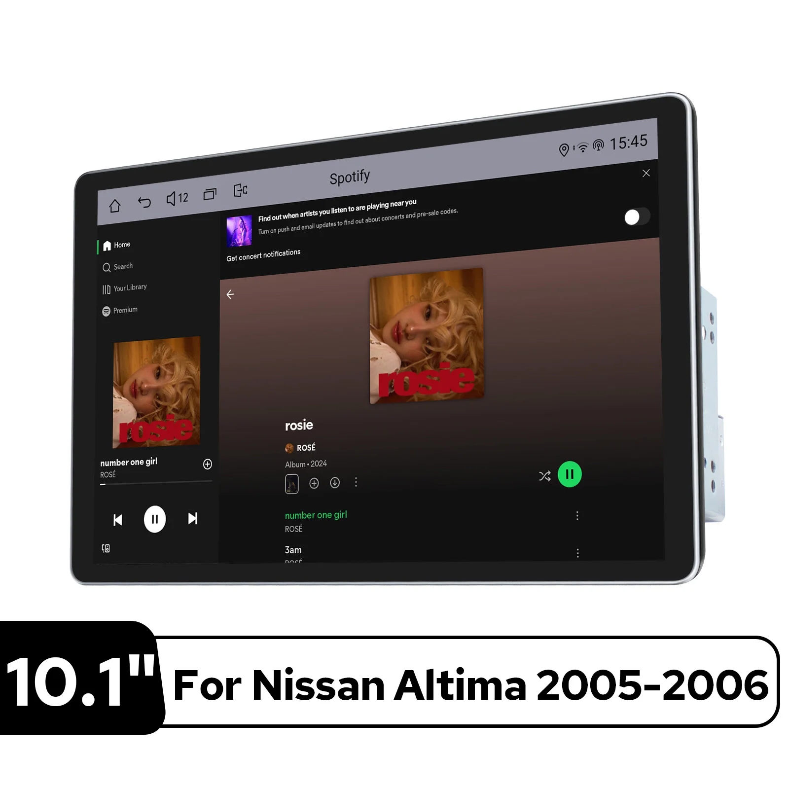 JOYING 10.1"HD Touch Screen Car Stereo For Nissan Altima 2005 2006 Wireless Apple CarPlay Android Auto GPS Multimedia Player view 3