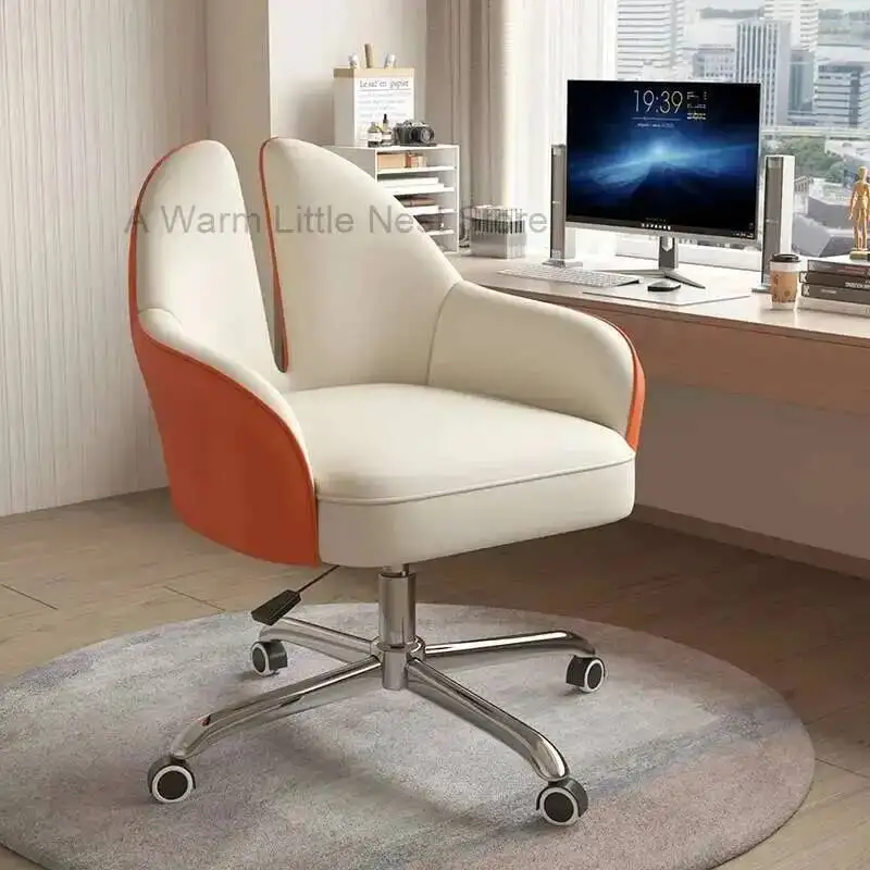 Mesa de oficina de diseño ejecutivo rodante, sillas de salón, silla de ordenador, escritorio, edredón, К mire Для Д®ма Sedia Ufficio