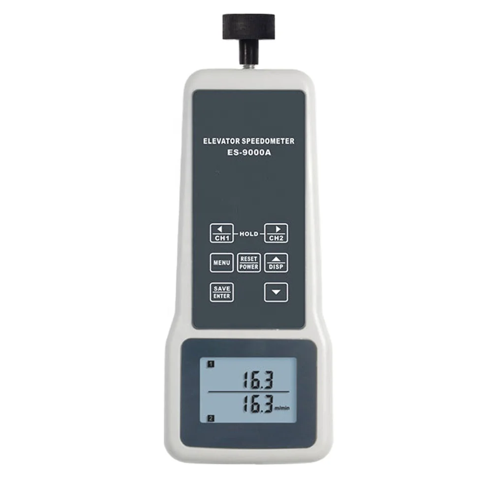 

ES-9000A Digital Elevator Speed Limiter Handheld Speedometer for Adjustment, Maintenance Designed
