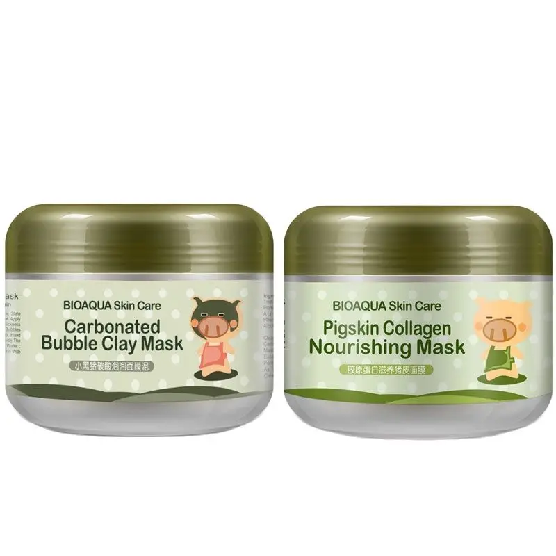 

Carbonated Bubble Mud Facial Mask Moisturizing Oil Control Cleansing Skin Care Whitening Mask Nutrition Repair Cream 100g