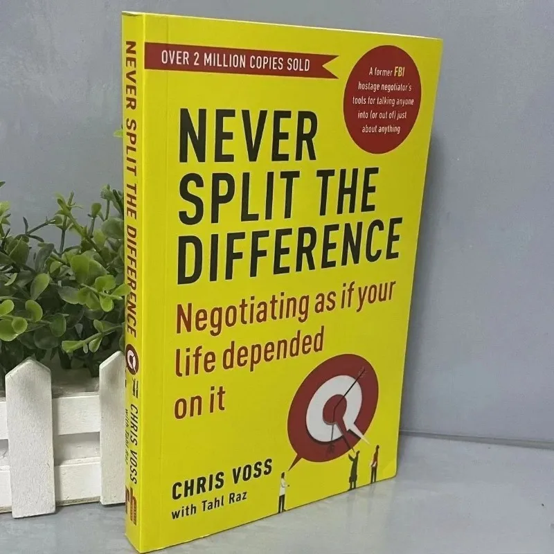 Never Split The Difference By Chris Voss Books In English for Adults Negotiations Emotional Intelligence New Listing
