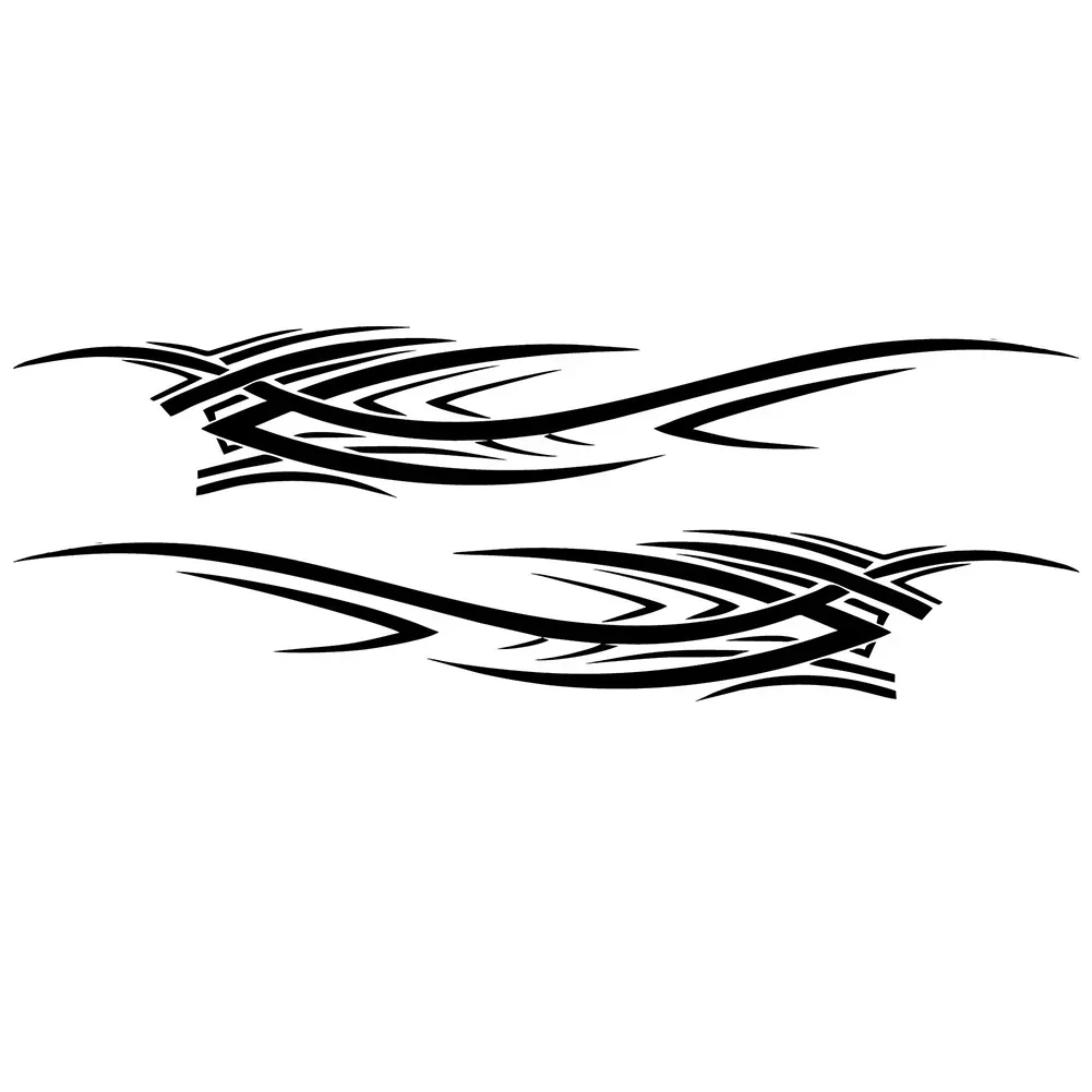 

Upgrade Your Car's Appearance with Flame Racing Stripe Decal Easy to Install and Remove Suitable for SUV & Trucks
