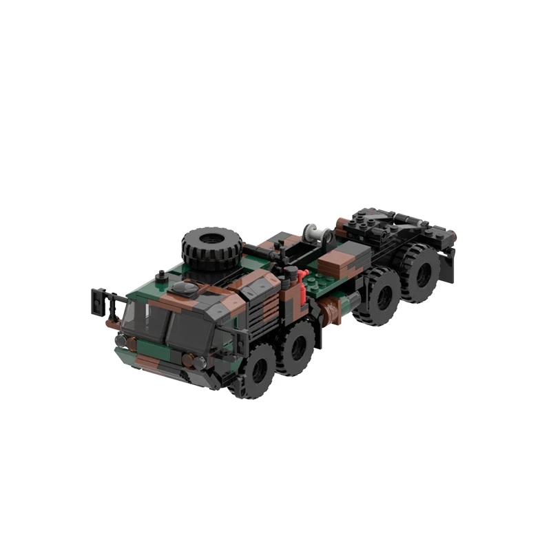 Military Collection MIM-104 Patriot PAC3 Launching Station HEMTT Truck Vehicle Building Block Model Puzzle Brick Toys for Boys