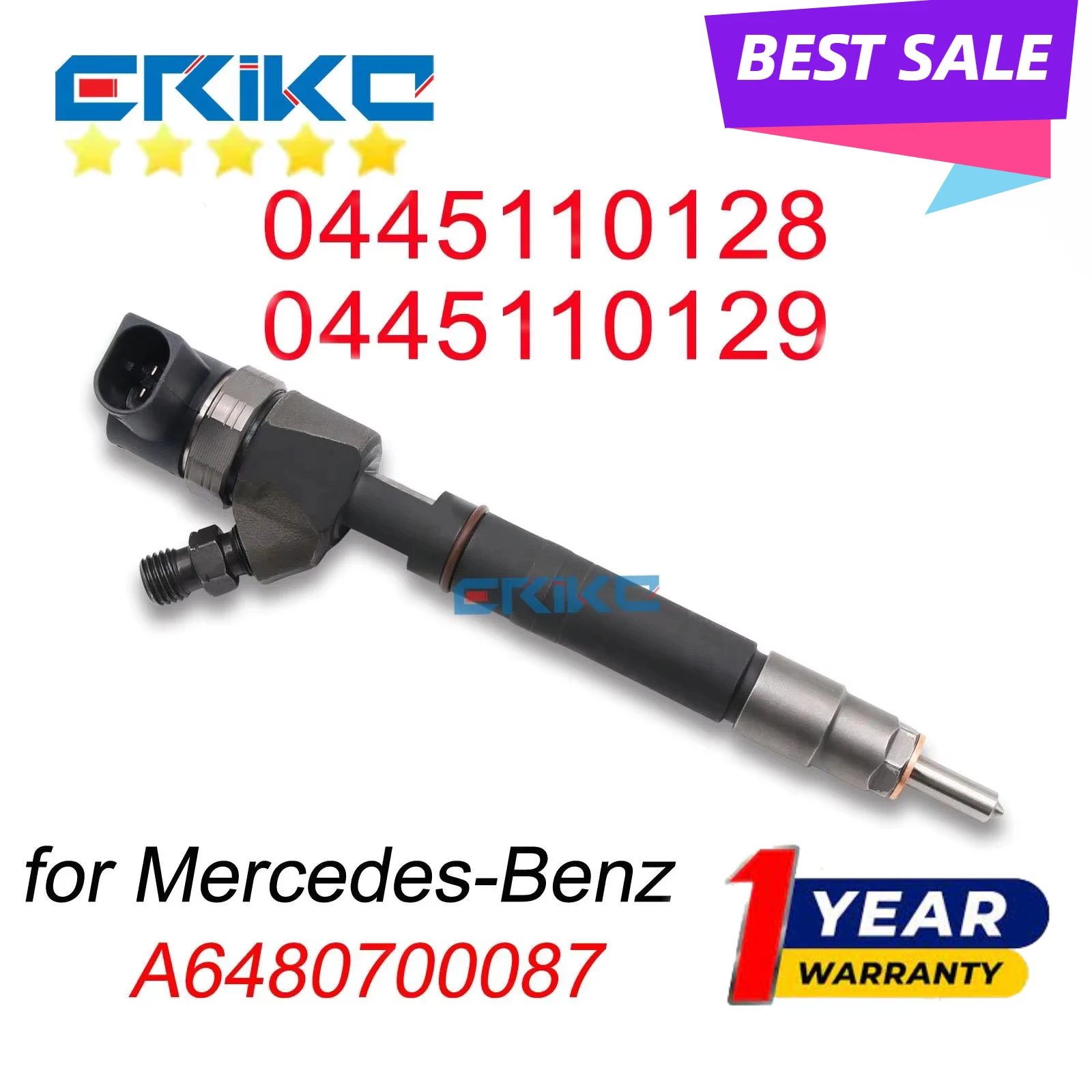 

0445110128 0445110129 Форсунка Common Rail A6480700087 Распылитель форсунок дизельного топлива для Mercedes-Benz 6480700087