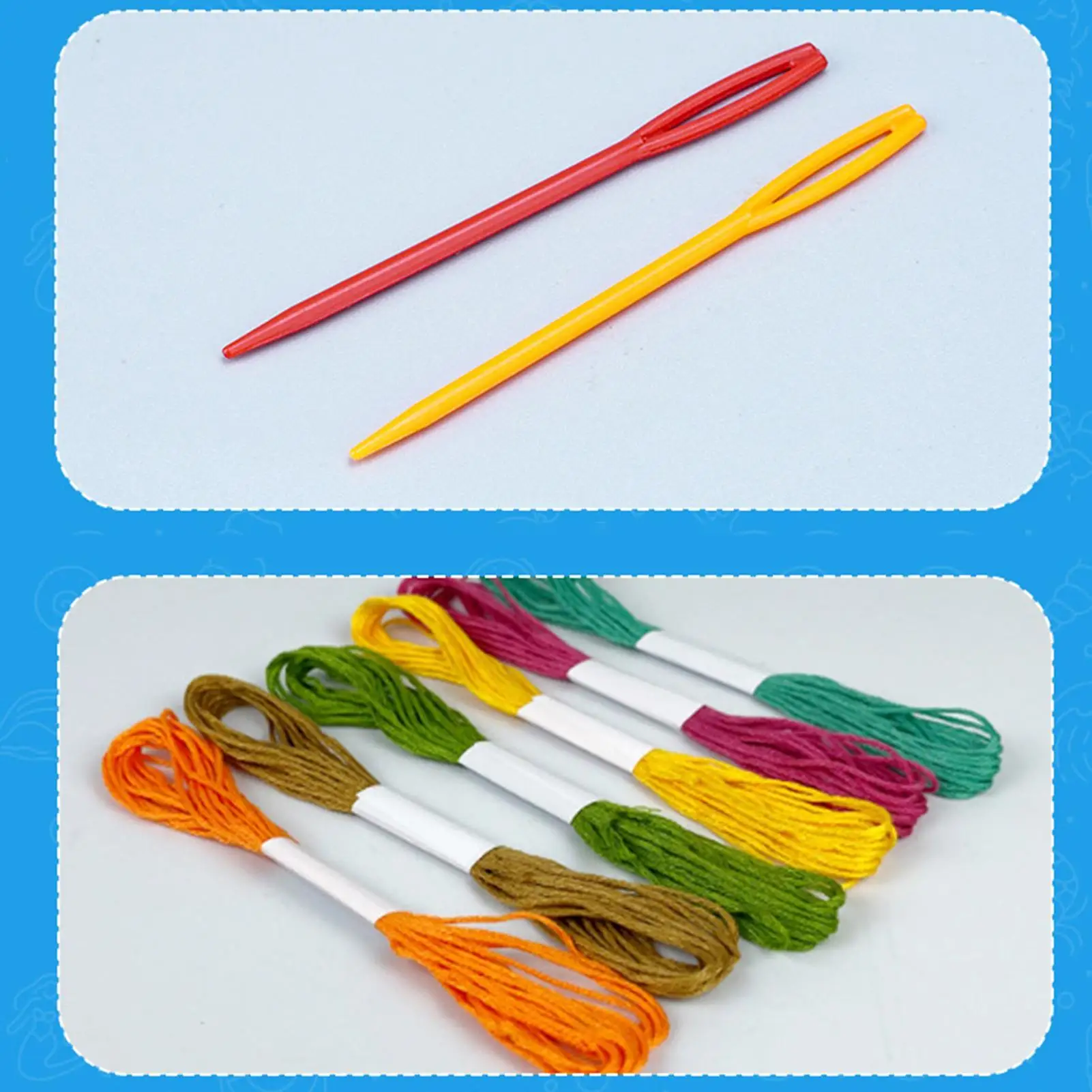 

Girls Sewing Kit Fun Educational Toys Handmade Beginner Girls Arts Sewing Kit For Children Toddler Home Travel Kindergarten