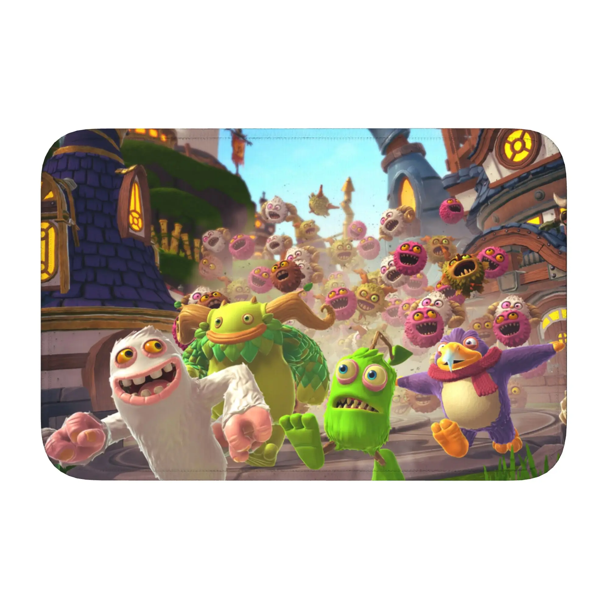 Custom My Singing Monsters Doormat Anti-Slip Bath Kitchen Mat Living Room Door Floor Entrance Carpet Rug
