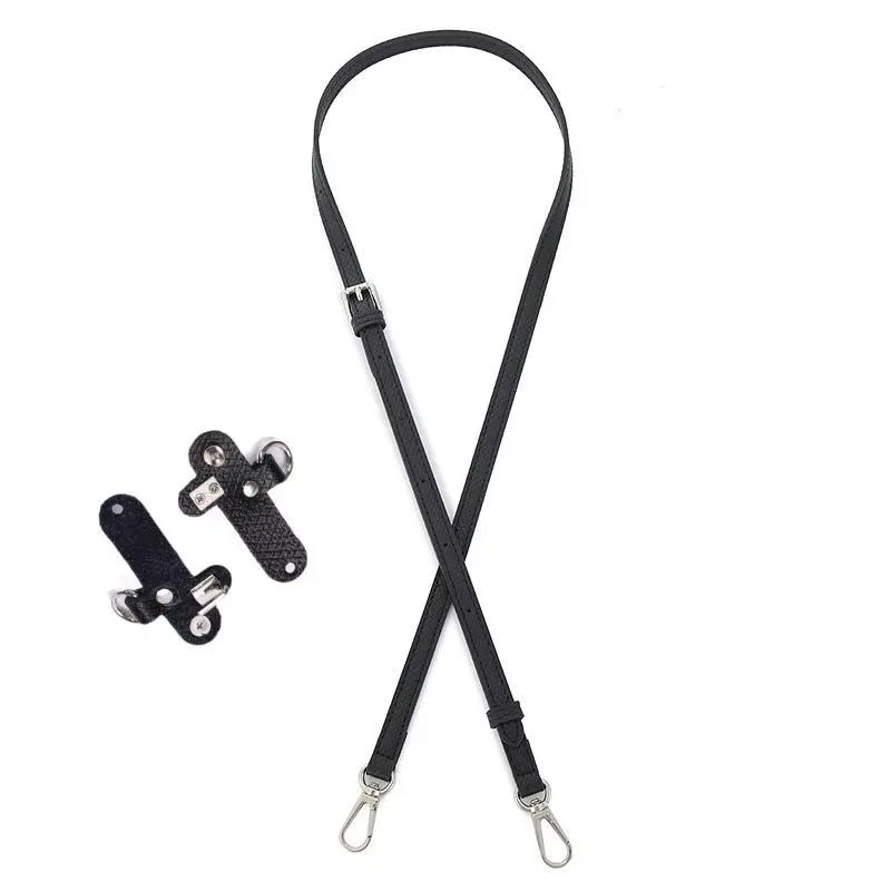Adjustable Leather Replacement Strap 1.2CM Shoulder Strap Without Punching Handbag No-Punch Transformation Accessories