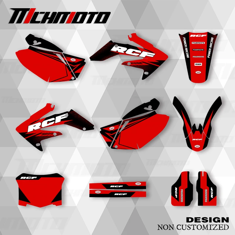 

MCHMFG новый стиль графические наклейки комплект наклеек для 2004 2005 CRF250R 2006 2007 CRF 2008 2009 CRF 250R