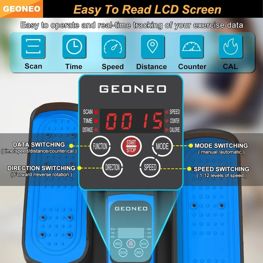 آلة بيضاوية الشكل تحت المكتب، أداة تمرين كهربائية بيضاوية الشكل لكبار السن، أداة تمرين دواسة الجلوس الكهربائية الصغيرة للمنزل