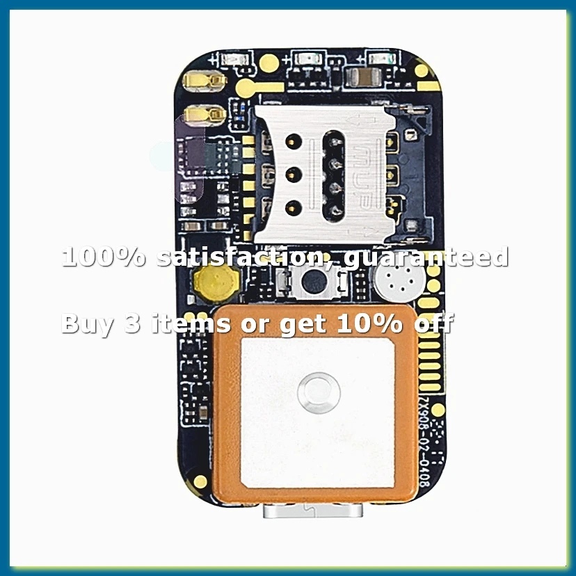 ●ZX908 Mini 4G GPS Tracker PCBA Chip Board for Vehicle Car Person Tracking System Wireless WIFI Beidou Satellite Locator-ABFB
