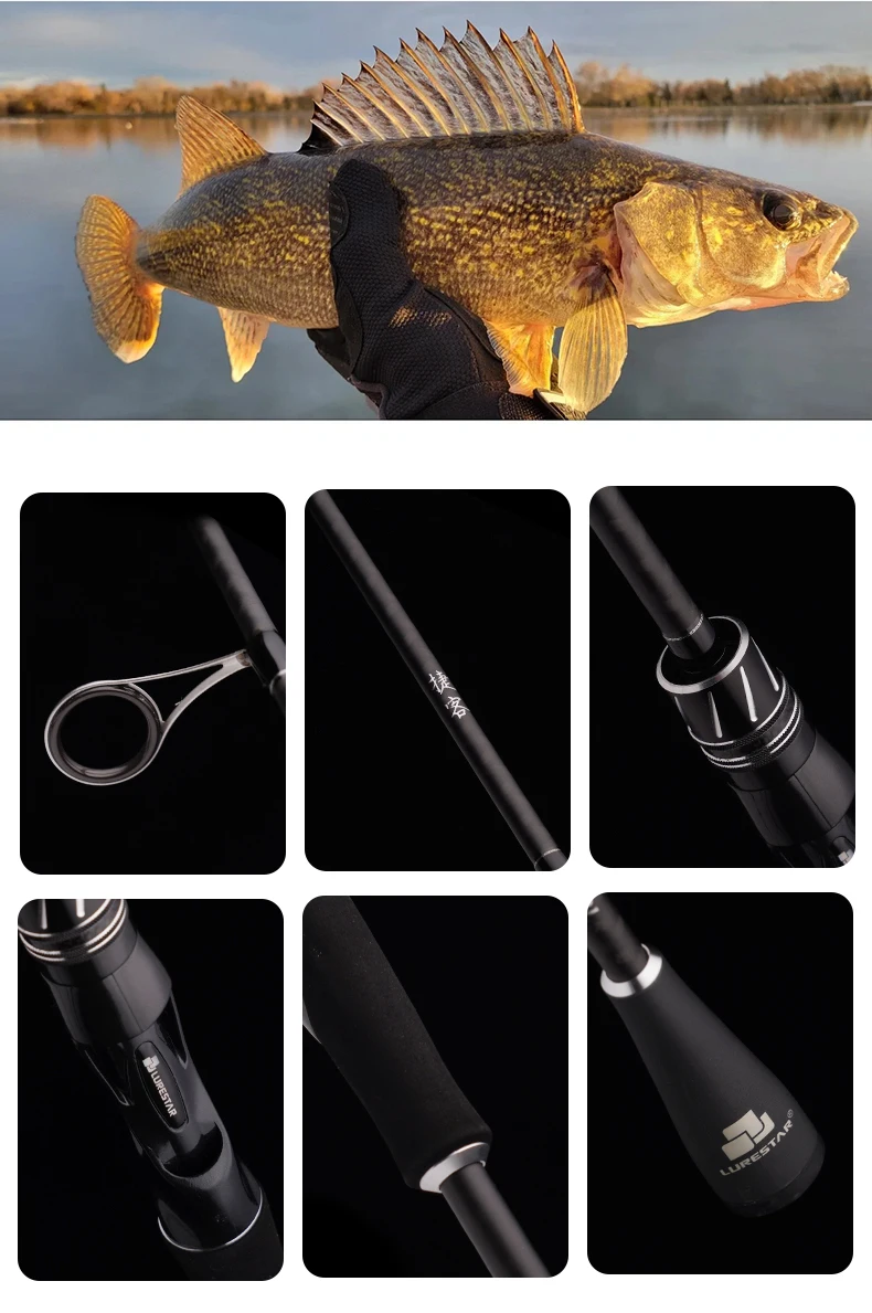 PURELURE JIEKE 9FT Spinning Casting Rod High Carbon Universal Long Throwing Angelrute in FUJI Zubehör Schnell – Detail 10