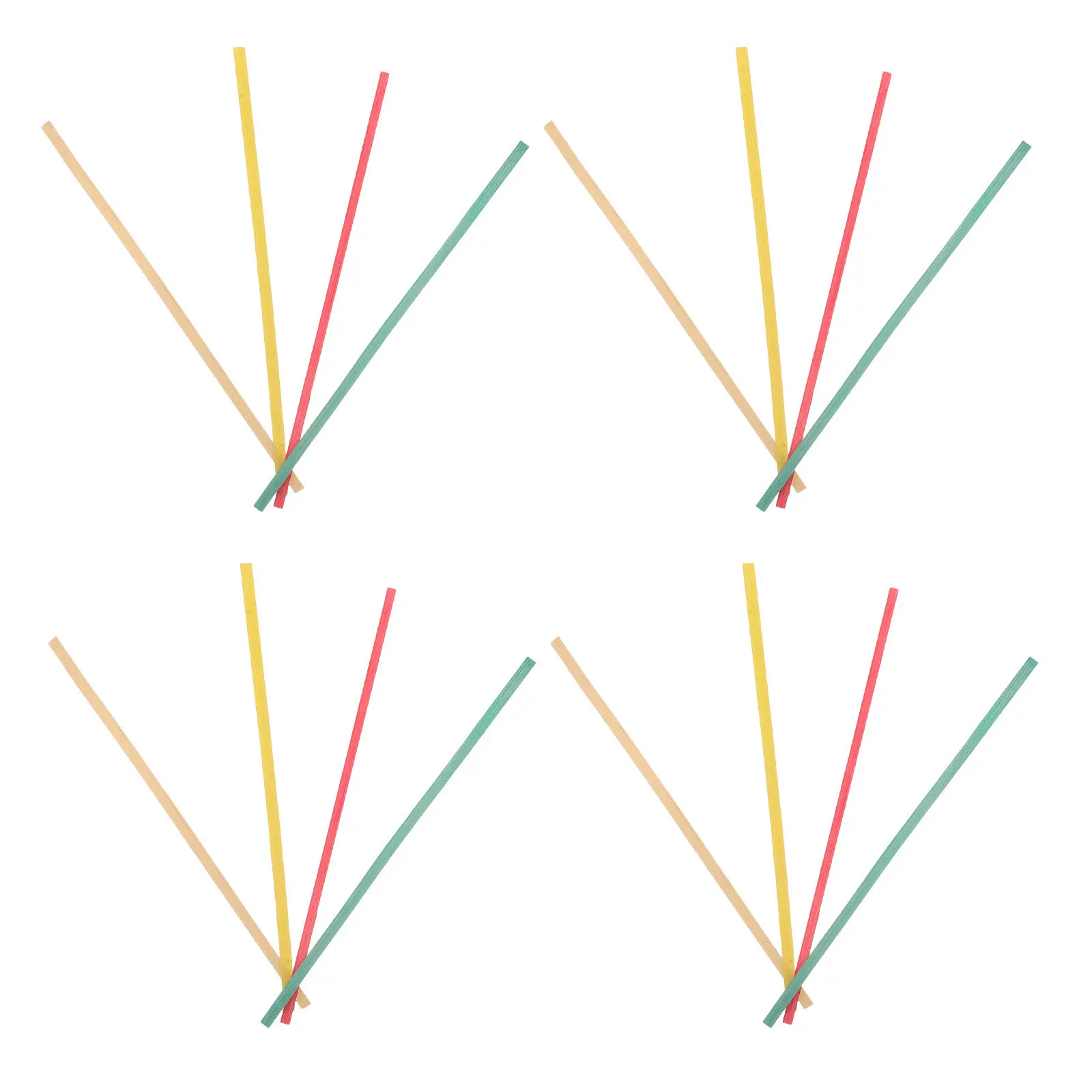 

80 шт. плоских бамбуковых полосок для плетения, цветная тонкая бамбуковая лента для поделок, изготовления корзин, ремонта стульев - Бамбуковые поделки