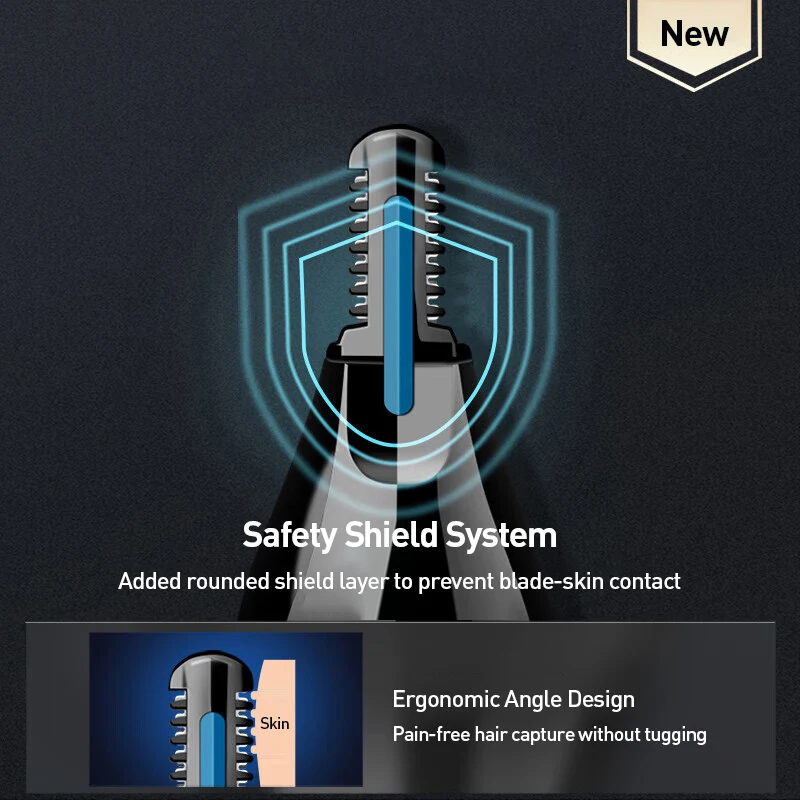 ماكينة تشذيب شعر الأنف من فيليبس NT5650، شفرات مبتكرة مزدوجة الجوانب، عملية سهلة: تصميم مقاوم للماء يسمح شطف كامل الجسم #3