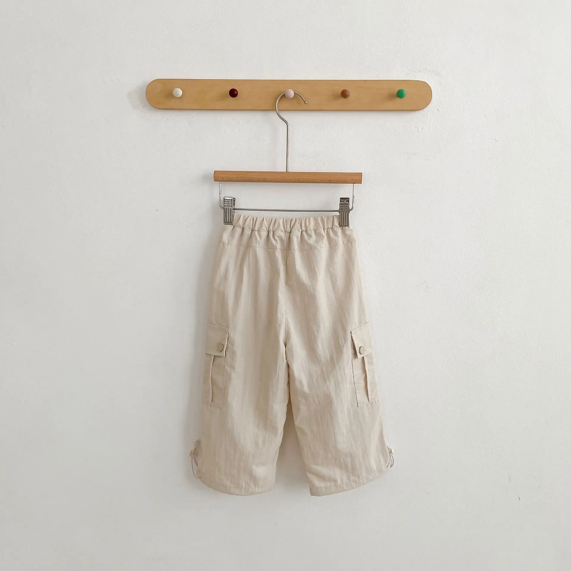 

Spring and Autumn new style 0-3 year old baby clothing, girls' and boys' sports ankle binding workwear pants