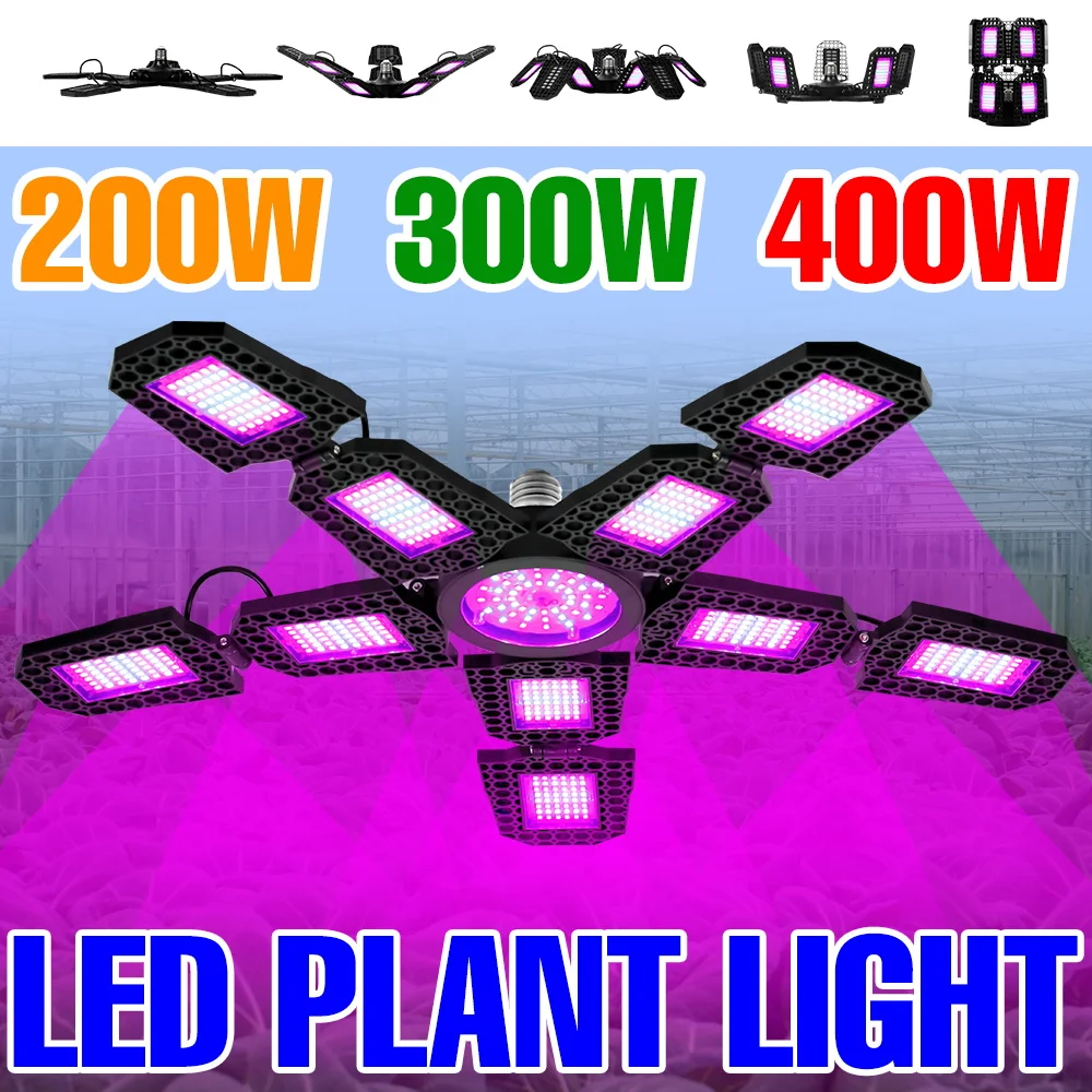 

400W LED Full Spectrum Grow Bulb E27/E26 Indoor Plant Cultivation Fill Lamp Greenhouse Tent Vegs Flowers Hydroponics Lighting