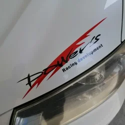 Racing Development Car Sticker Personality Trend Power's Racing Sports Sticker Car Reflective Waterproof Decal Car Decorative