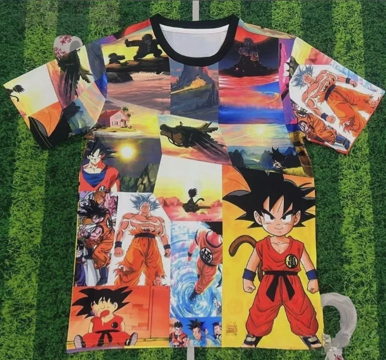 2026 Herren Fußball-Fan Uniform 3D-Druck T-Shirt Kinder Anime Kurzarm-Oberteil Gestricktes Shirt Harajuku Street Style Kleidung