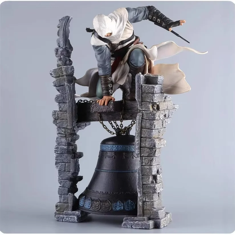 Assassin's Creed Cartoon Animation Action Figure da collezione - Altair Bell Tower Baike Connor Garage Kit Modello Periferia di gioco