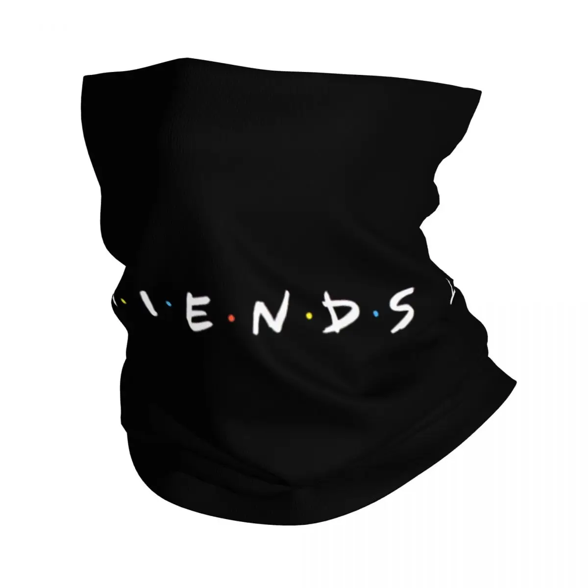 Friends Funny Quote Bandana Neck Warmer Women Men Winter Hiking Ski Scarf Gaiter TV Show Face Cover