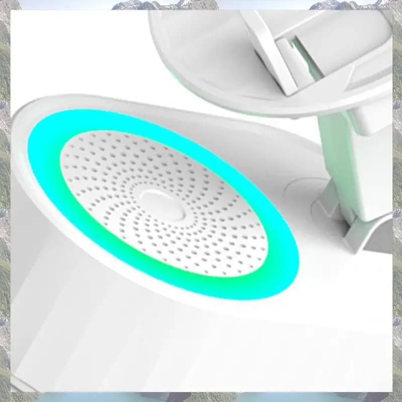 

N75R-2X 3-In-1 Phone Holder Inductive Bluetooth Speaker Holder 360°Rotating Folding Lifting Charging Treasure Holder White