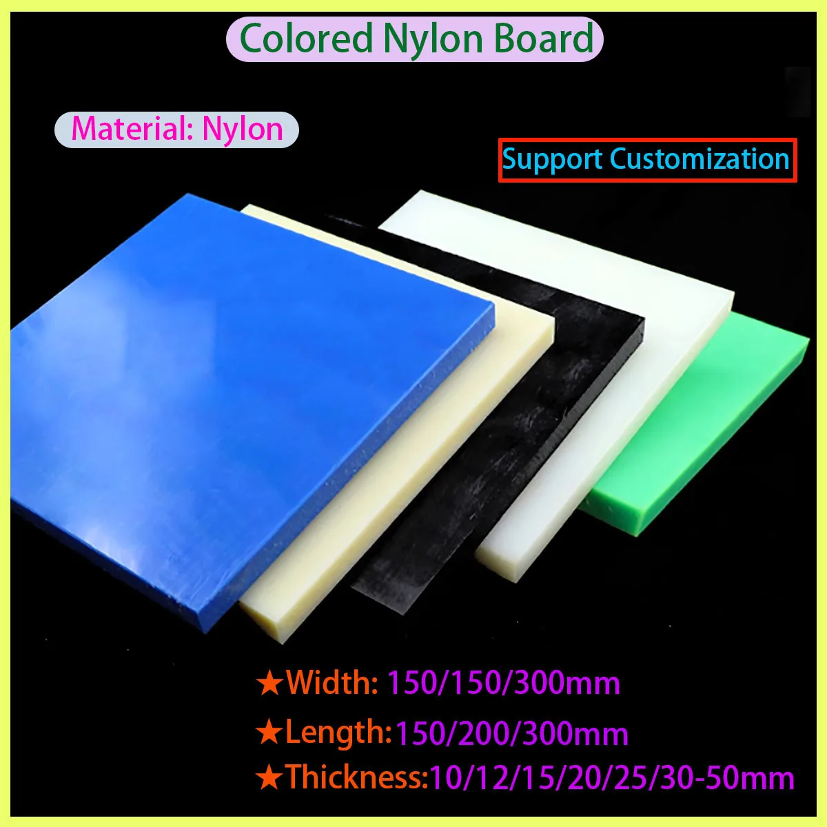 

Nylon Sheet CNC Machining Plastic Sheet