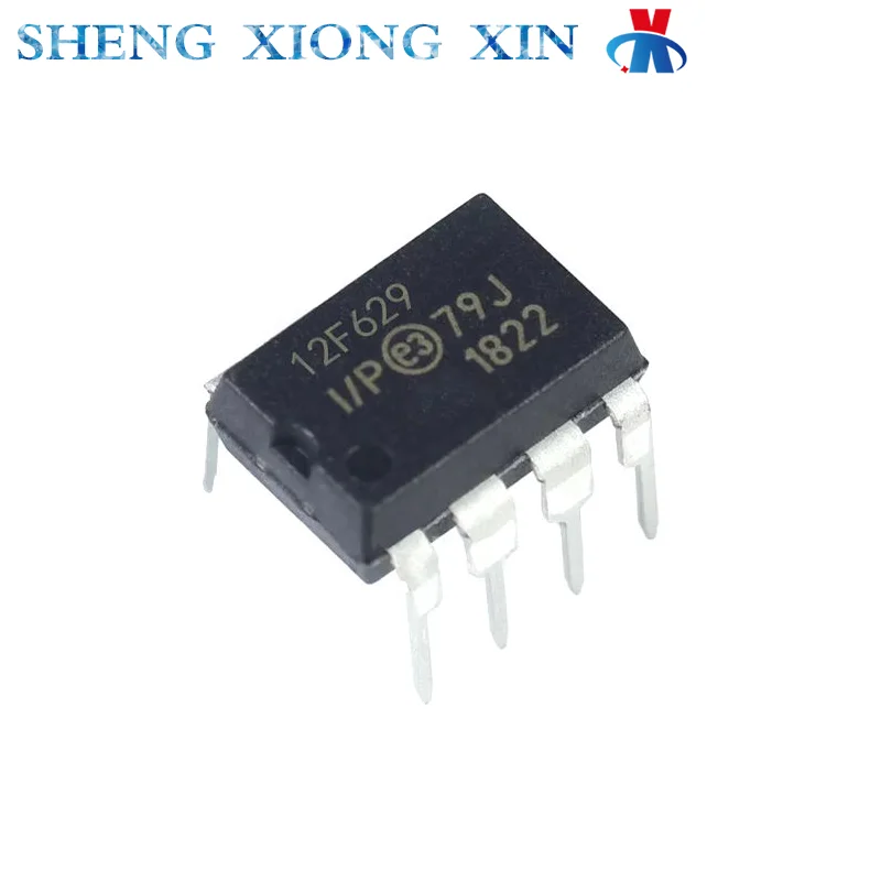 5pcs PIC12F629-I/P Encapsulation DIP-8 PIC12F62 PIC12F PIC12 PIC12F6 8-bit Microcontroller -MCU 12F629-I 12F629 PIC12F629