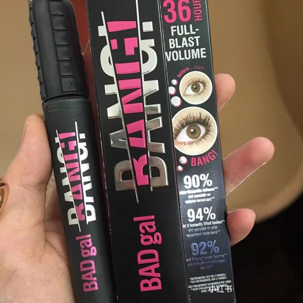 8.5g Bad Gal Bang Mascara per ciglia Quick Dry Durata Impermeabile Arricciatura naturale Spessa Bulk 36 ore Mascara per ciglia Cosmetici