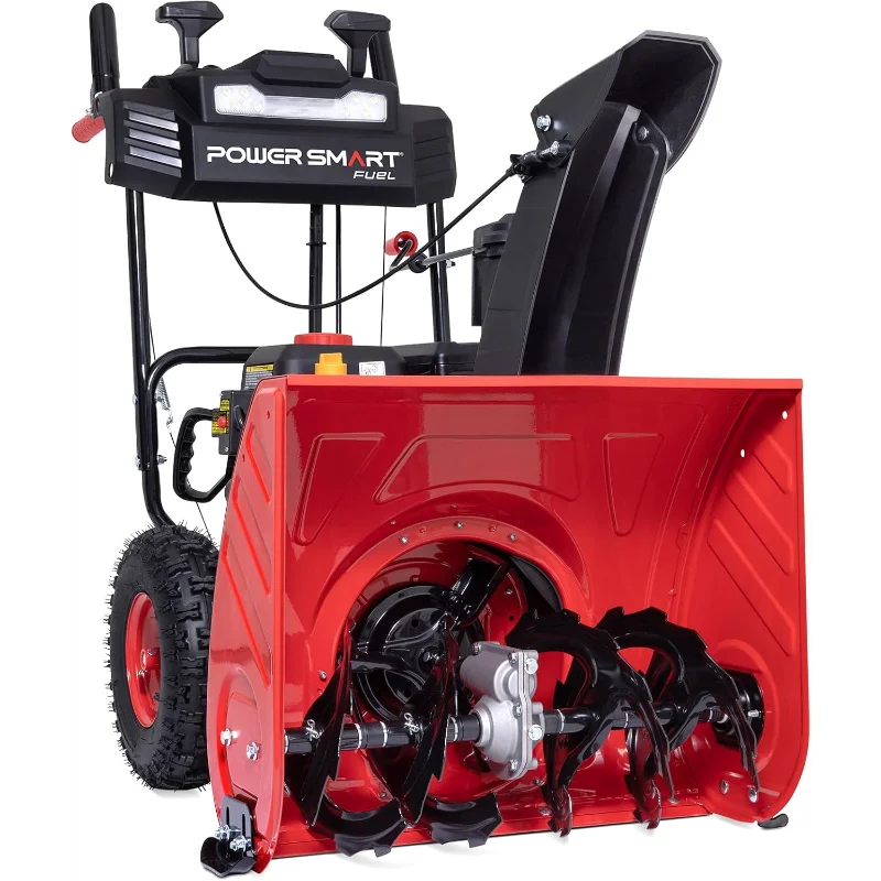 

PowerSmart 26-Inch Snow Blower Gas Powered, 252cc 4-Cycle Engine with Electric Start, 2-Stage Self-Propelled Snow Blower