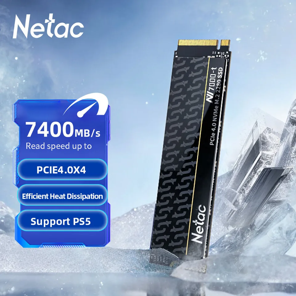 新品未使用 Netac m.2 SSD 1TB pcie4.0x4 PS5 Amazon.com: Netac 1TB