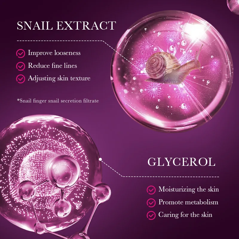 페이스 크림 골드 달팽이 세럼 리페어 안티 에이징 크림, 주름 방지 콜라겐 리프팅, 퍼밍 페이드 잔주름 모이스처라이저, 스킨 케어