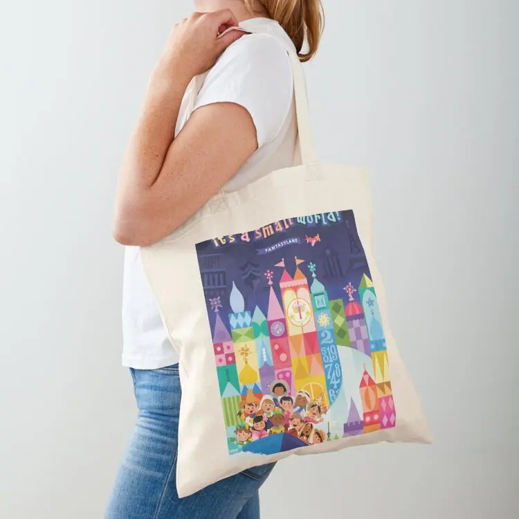 

Small world Fantasyland Tote Bag reusable shopping bag shopping cart bags shopper bag woman shopping
